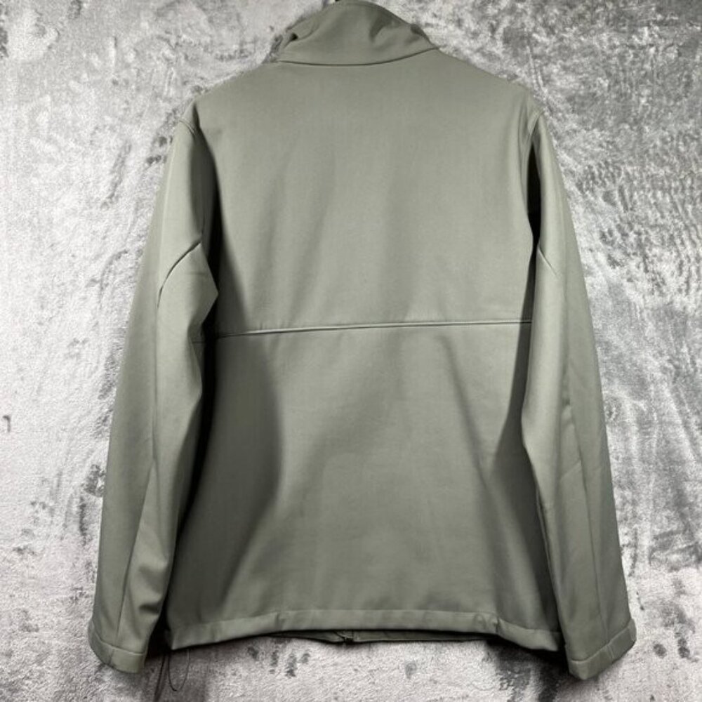 Columbia Jacket Mens Medium Green Softshell Durable Water Wind Resistant Hiking - Picture 8 of 12